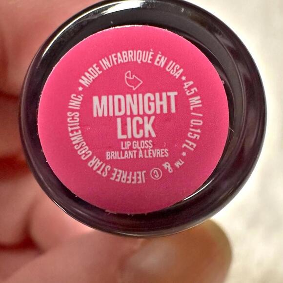 NIB Jeffree Star Midnight Lick The Gloss Lip Gloss Black 4.5 ml - Picture 8 of 9